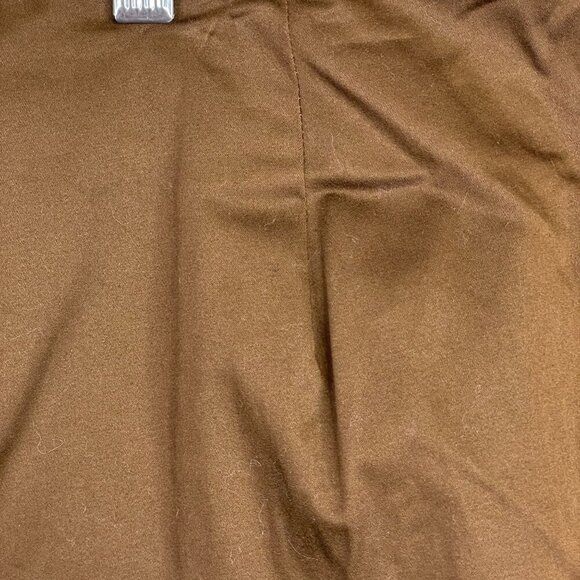 Jones New York CROP Capri Pants Womens 22W 2X Brown BEADED Trim STRETCH Zip - Picture 8 of 12